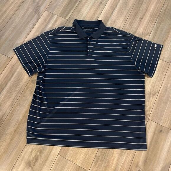 Lot of 2 Nike Golf Athletic‎ Workout Casual Polo Shirts Men 2XL Bin F-4 - Picture 1 of 4